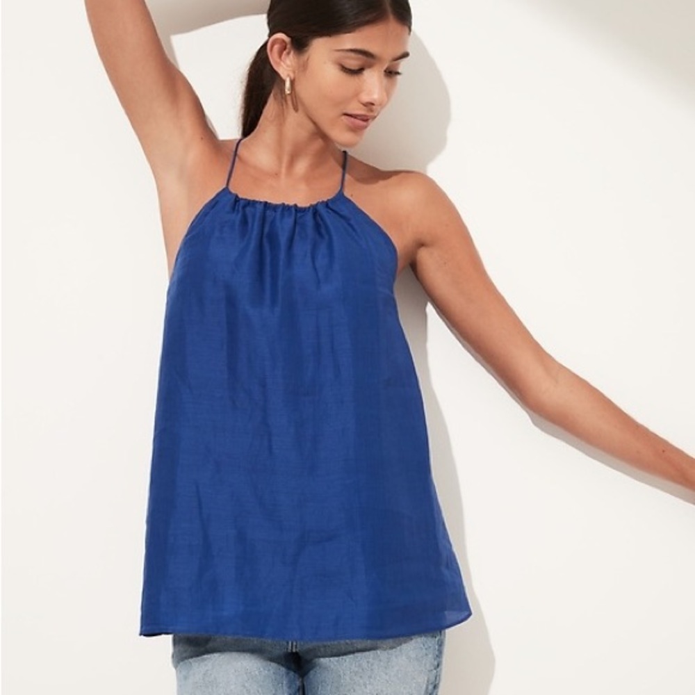Banana Republic Ramie Halter Tank